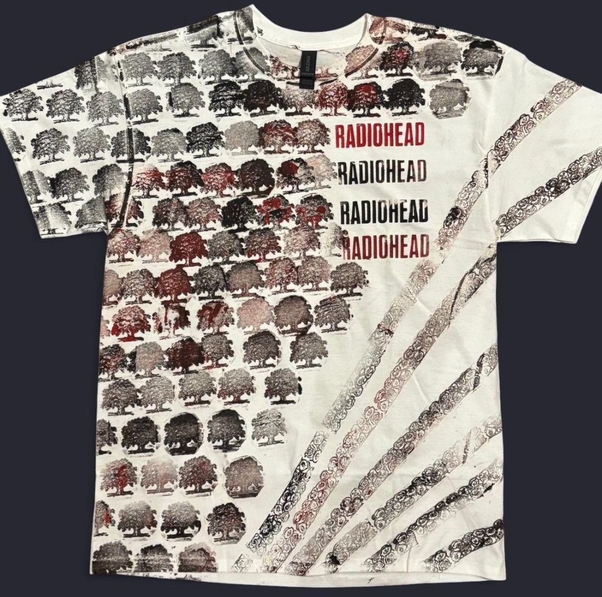 Band Tees Radiohead Aop 1 Of 1 Hoodie, Sweatshirt | FlexRushtees.com