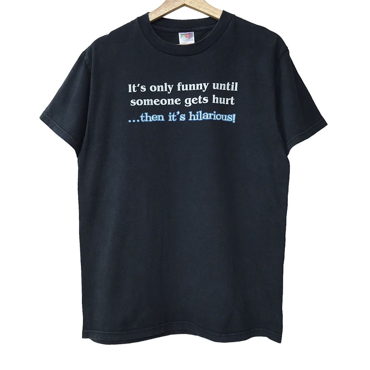 Vintage Fruit Of The Loom Vintage 2000s Y2k Funny Quotes Wording Tee