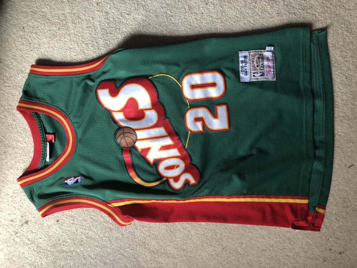 Mitchell Ness Seattle Supersonics 1995 96 Gary Payton