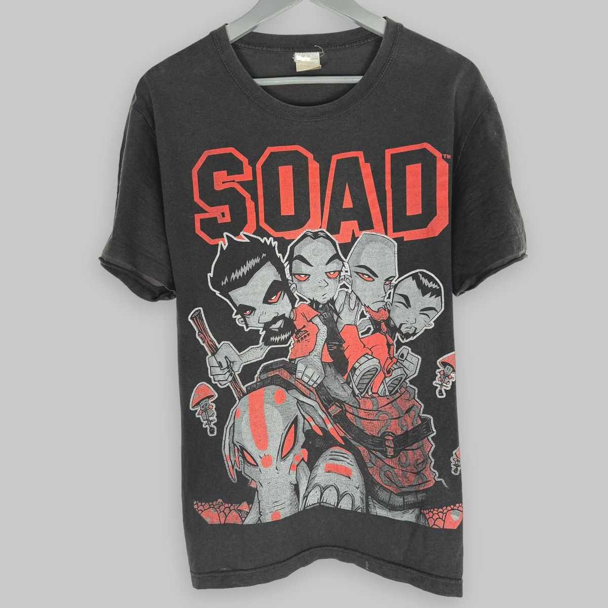 Band Tees Vintage System Of A Down Elephant Caricatures Euro T Shirt Hoodie, Sweatshirt | FlexRushtees.com