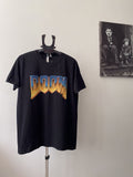Vintage Doom Ukraine Flag Logo T Shirt