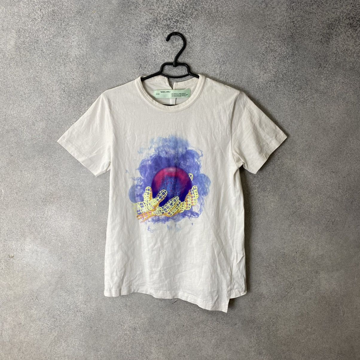 White Off White T Shirt Big Logo Hoodie, Sweatshirt | FlexRushtees.com