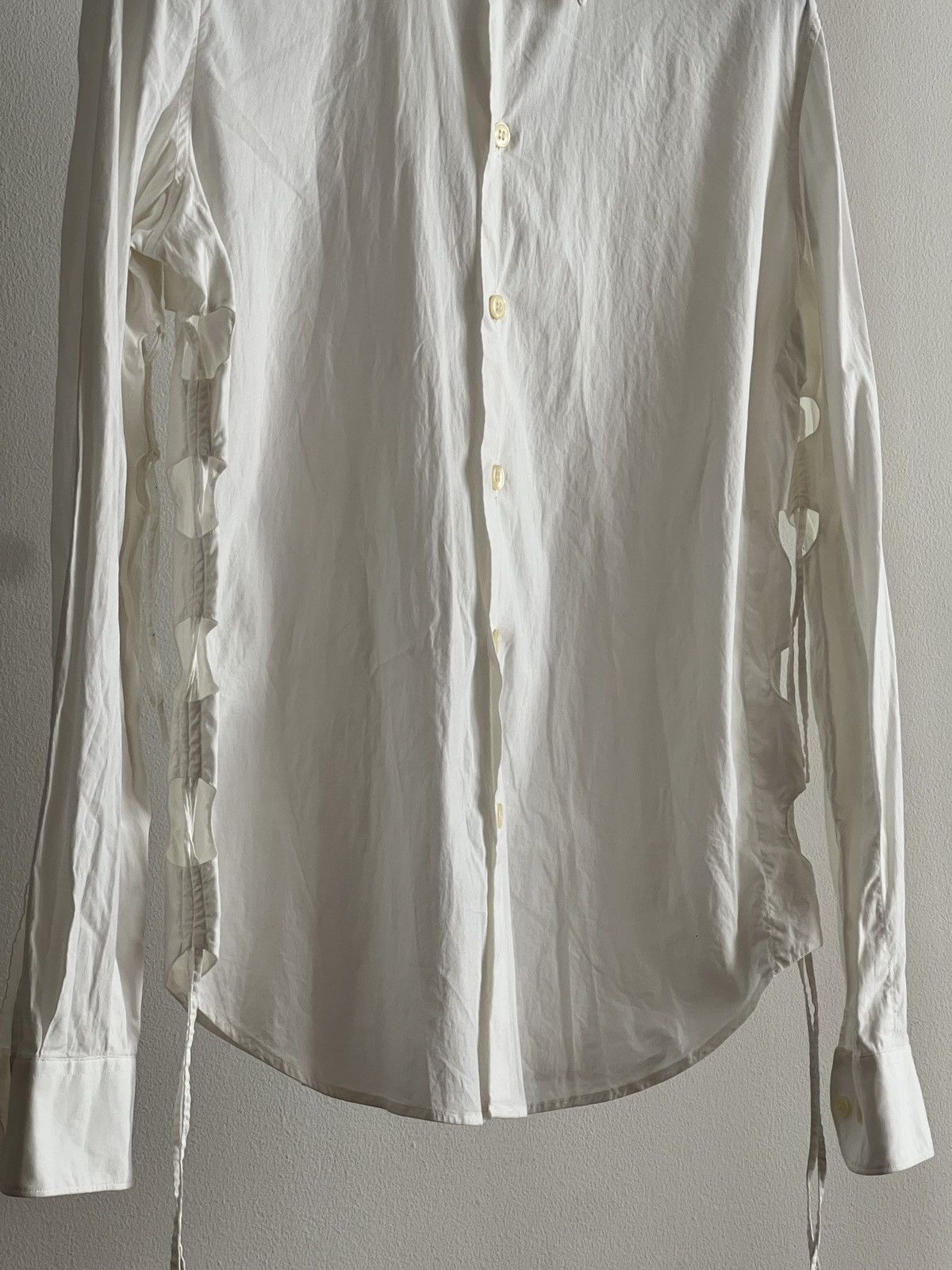 Lang Helmut Lang Spring 2001 Bondage Shirt Hoodie, Sweatshirt | FlexRushtees.com