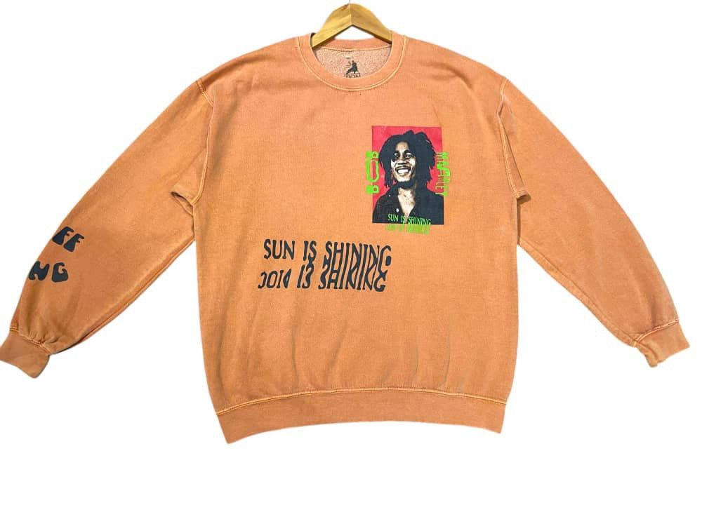 Bob Marley X Vintage Vintage Sweatshirt Bob Marley Sun Is Shining T-Shirts, Hoodie | FlexRushtees.com