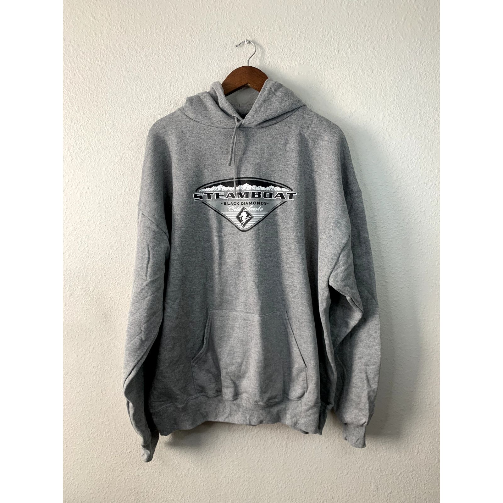 Vintage Steamboat Colorado Hoodie Jerzees 2xl Gray Ski 90s