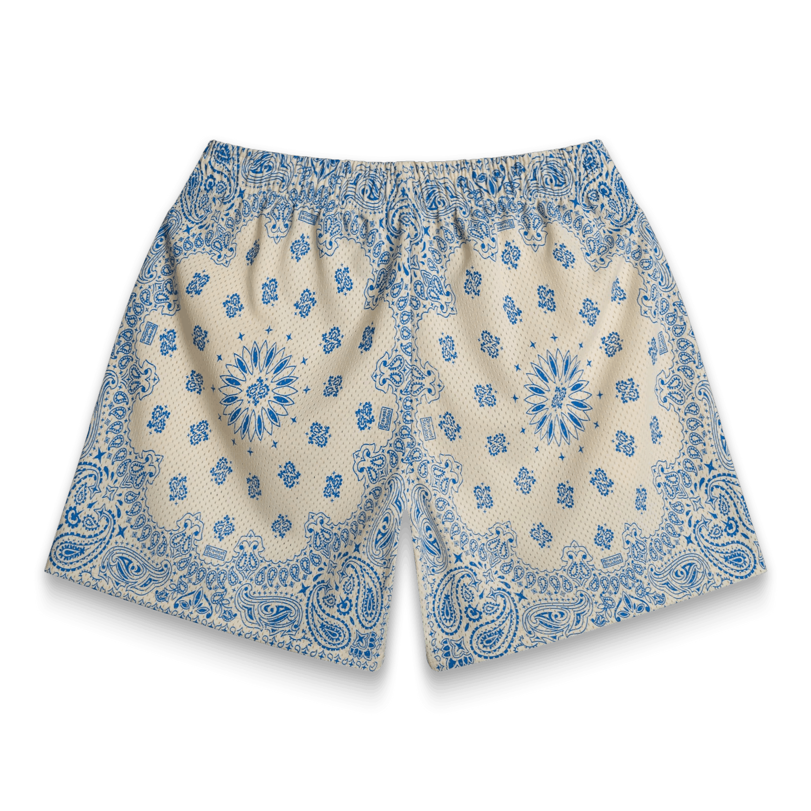 Studios Bravest Studios Short Screenprinted Paisley Cream