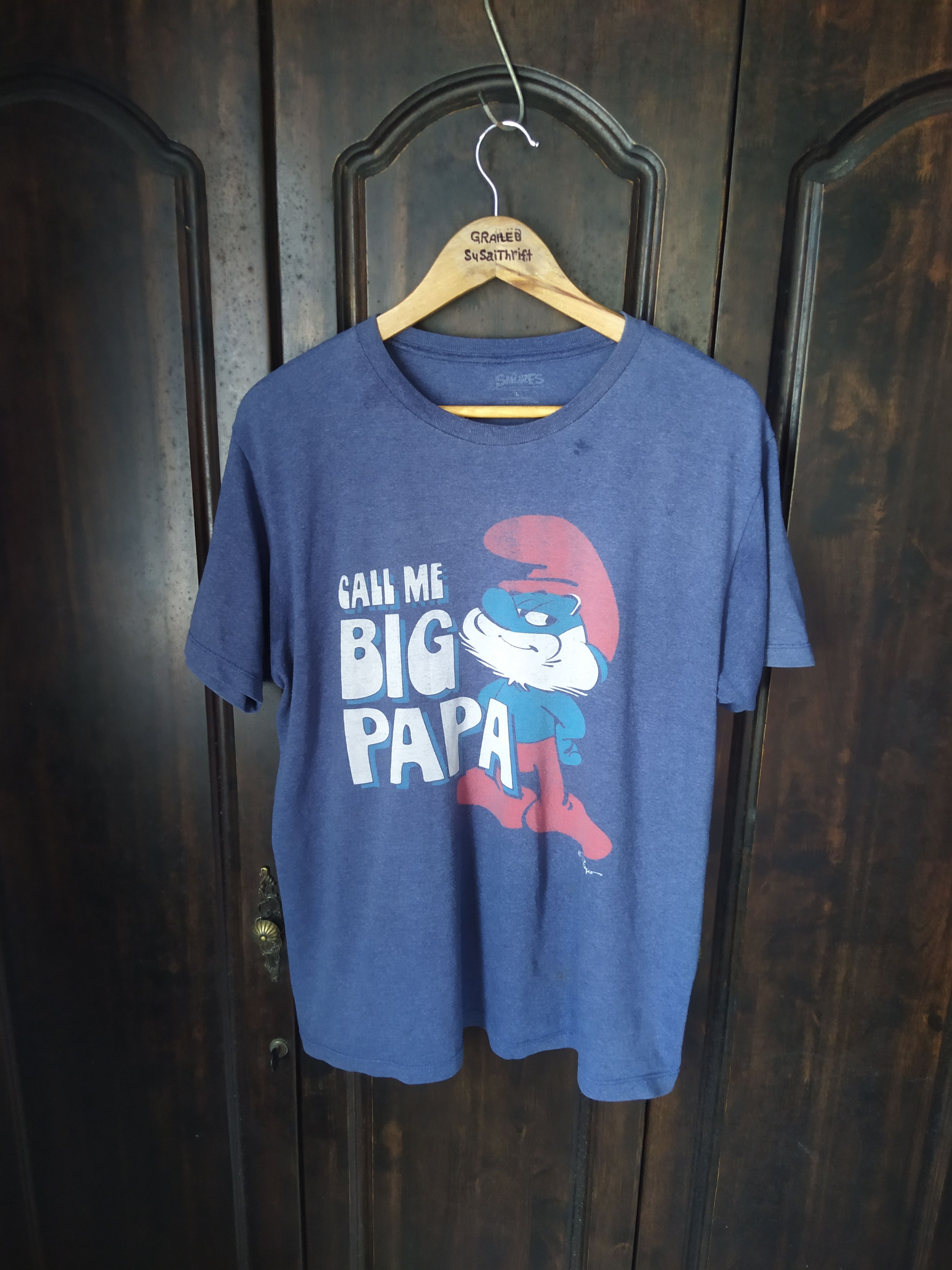 Vintage Smurf Casual Shirt Cartoon Characters Hoodie, Sweatshirt | FlexRushtees.com