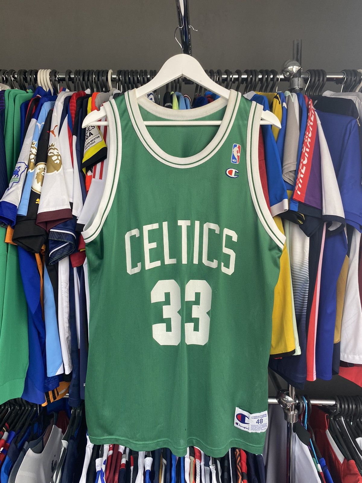 Champion Vintage 90 S Authentic Champion Larry Bird Celtics Jersey T-Shirts, Hoodie, Sweatshirt | FlexRushtees.com