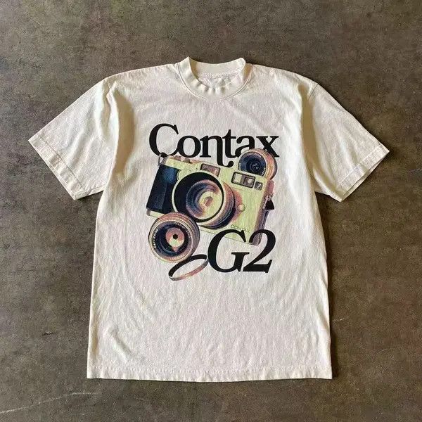 Kon White Washed Retro Camera Print T Shirt Hoodie, Sweatshirt | FlexRushtees.com