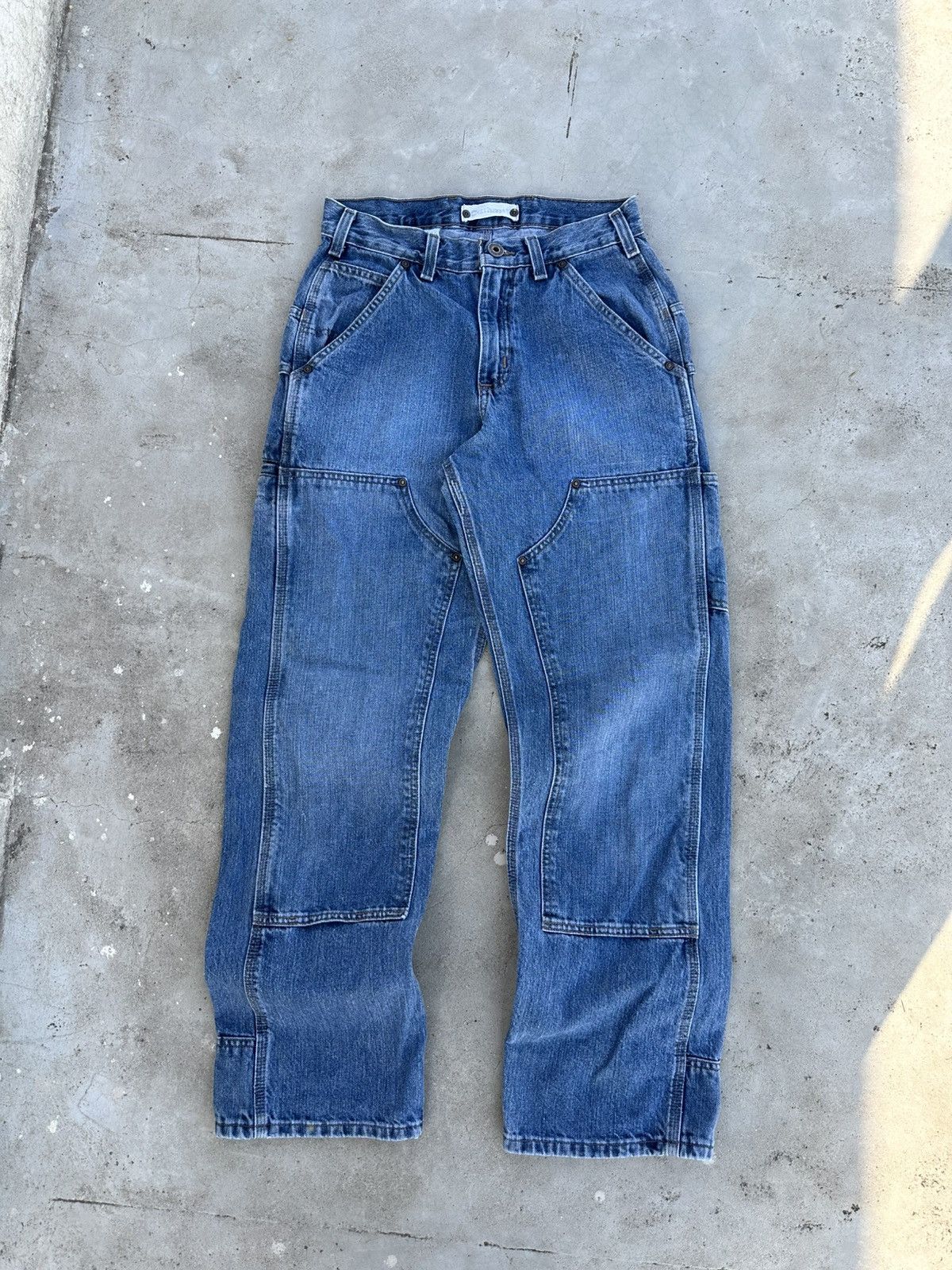 Vintage Carhartt Double Knee Dungarees Fit
