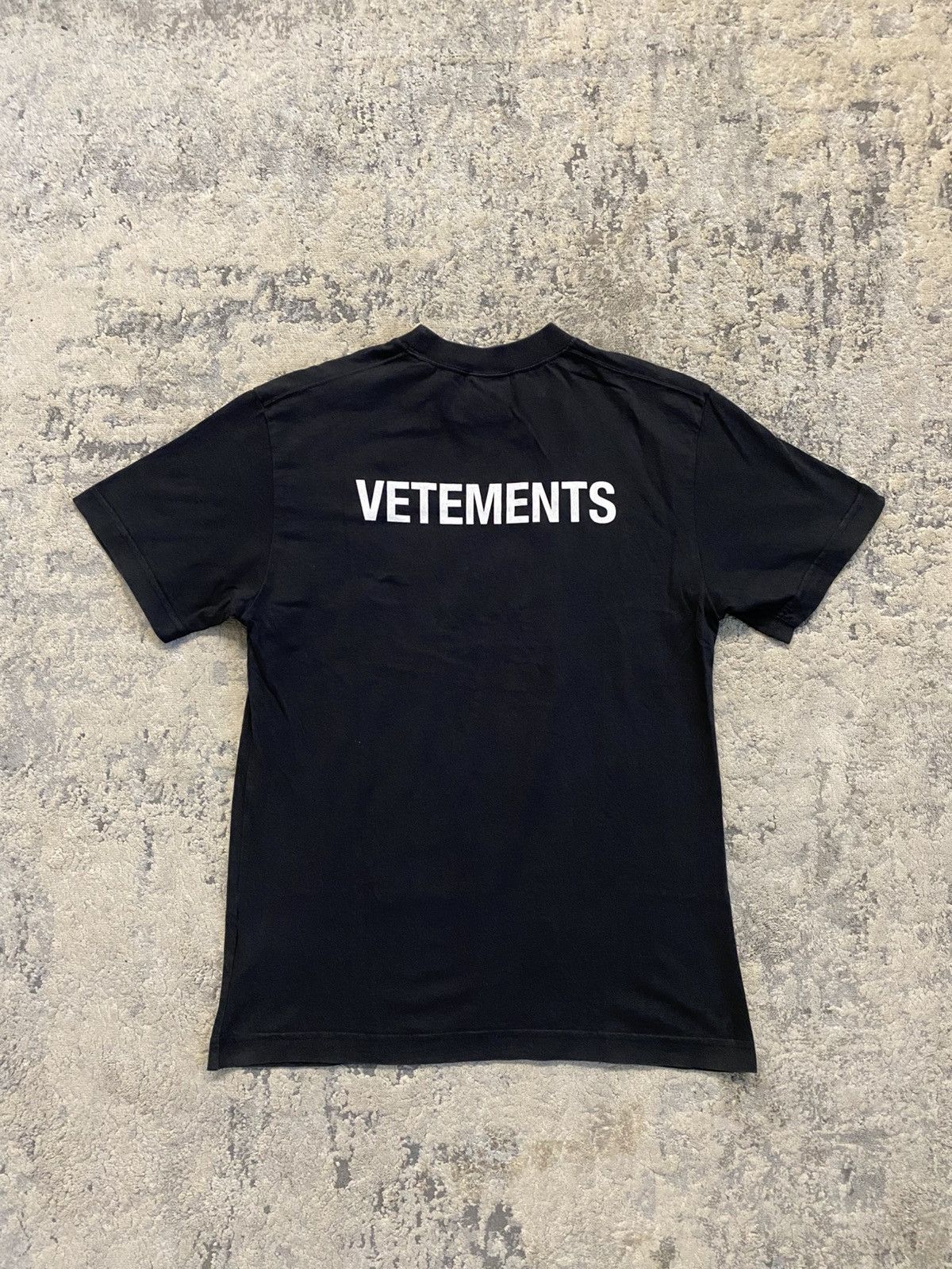 Vetements Vetemets Staff Back Logo T Shirt Hoodie, Sweatshirt | FlexRushtees.com