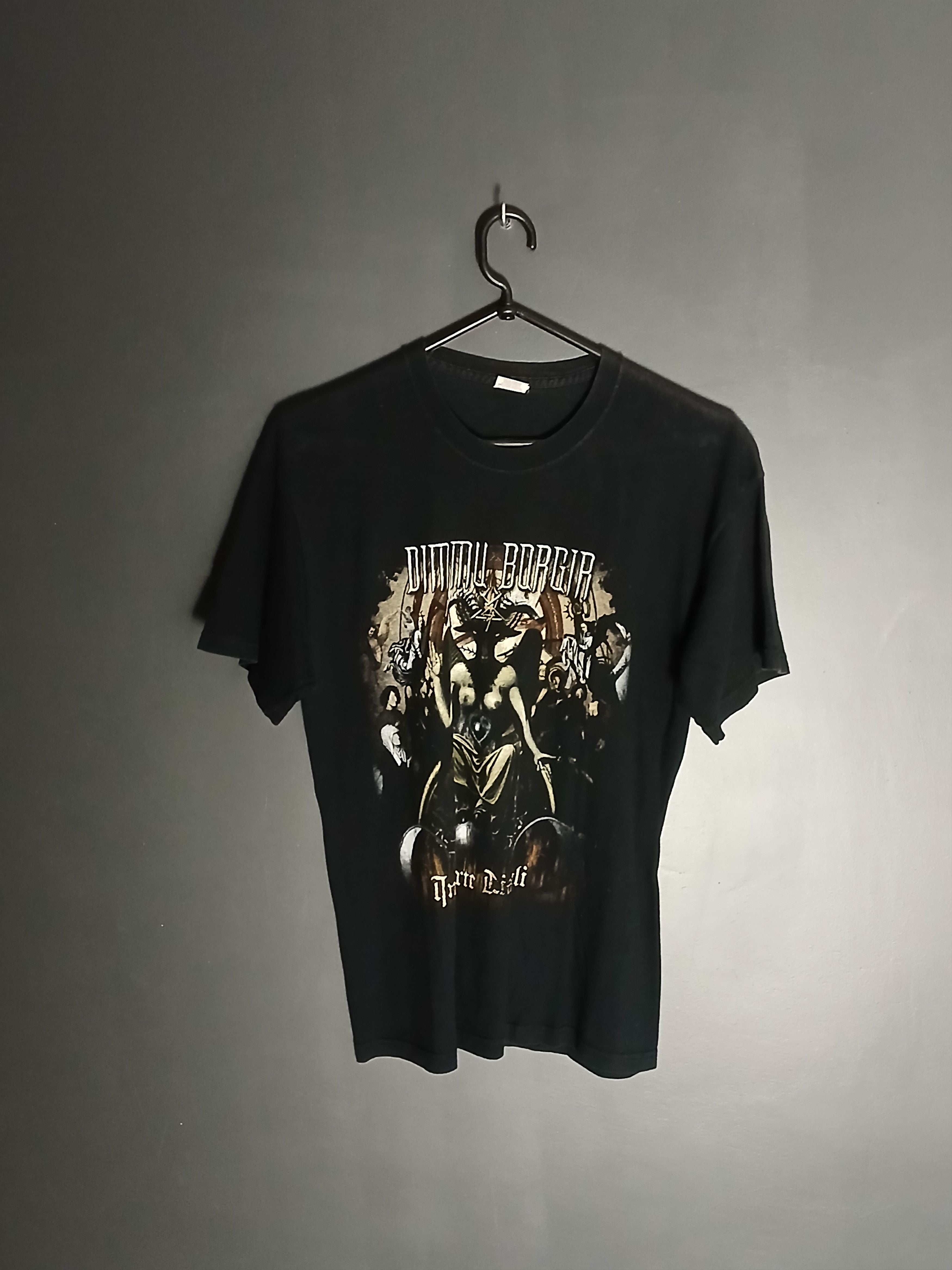 Band Tees Dimmu Borgir In Sorte Diaboli T Shirt