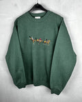Vintage Hanes Horses Sweatshirt Vintage 90s