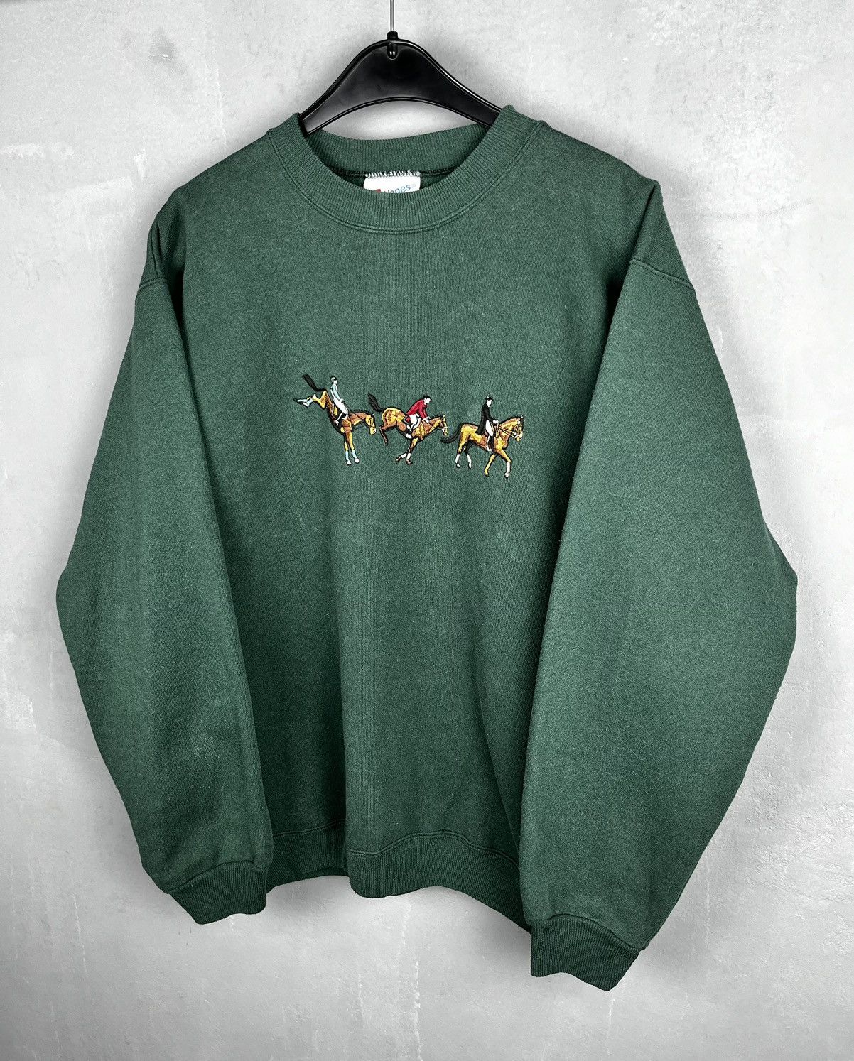 Vintage Hanes Horses Sweatshirt Vintage 90s