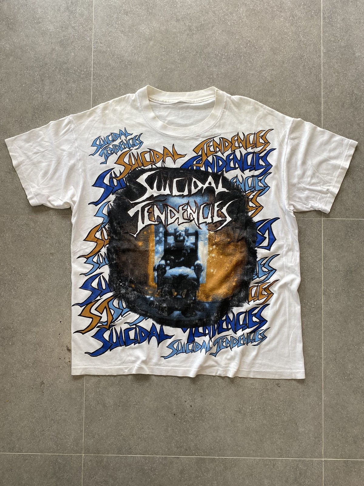 Giant X Vintage 90s Suicidal Tendencies You Cant Bring Me Down Aop 1992