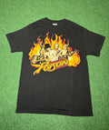 Band Tees Y2k Poison Flame Graphic Band Concert Tour Medium T Shirt Hoodie, Sweatshirt | FlexRushtees.com