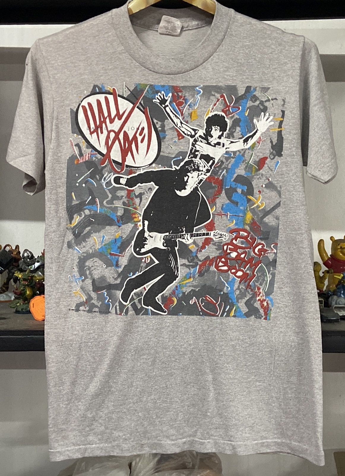 Vintage 1984s Hall Oates Rock Roll Live Thru Tour Tshirt