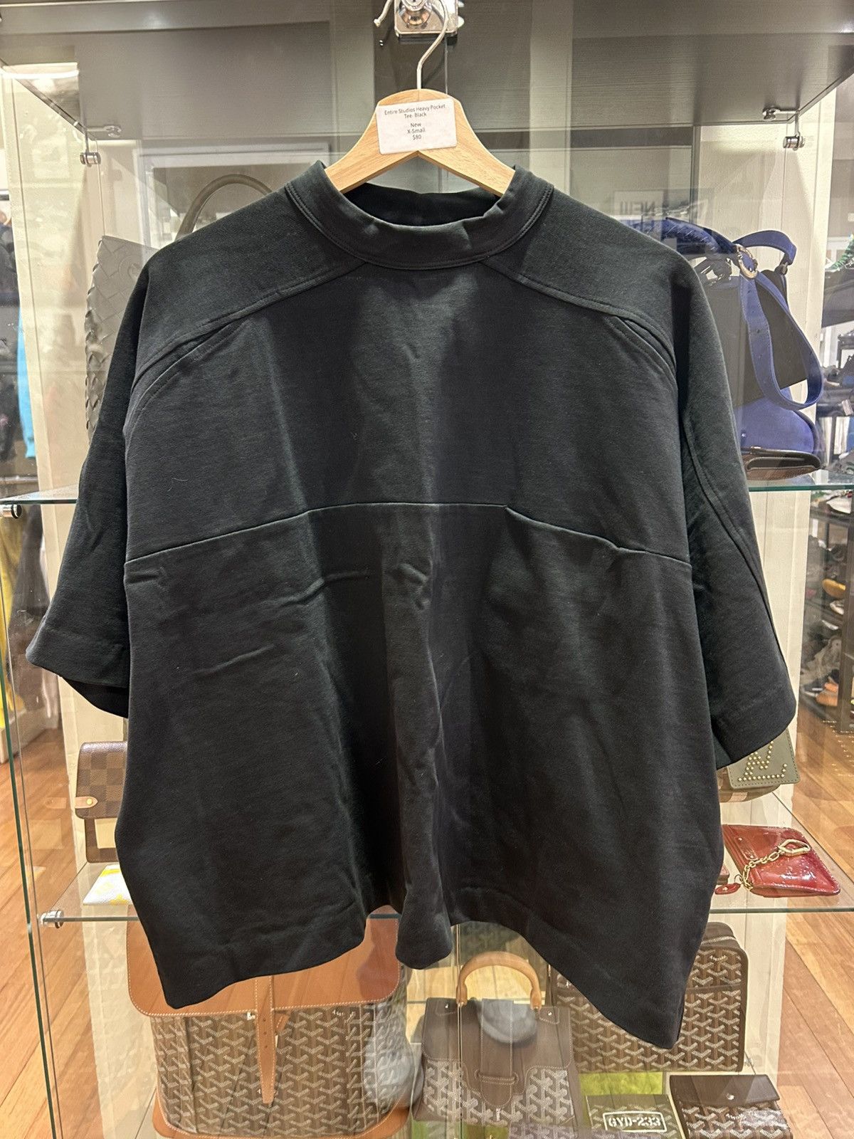 Studios Entire Studios Heavy Pocket Tee Black Hoodie, Sweatshirt | FlexRushtees.com