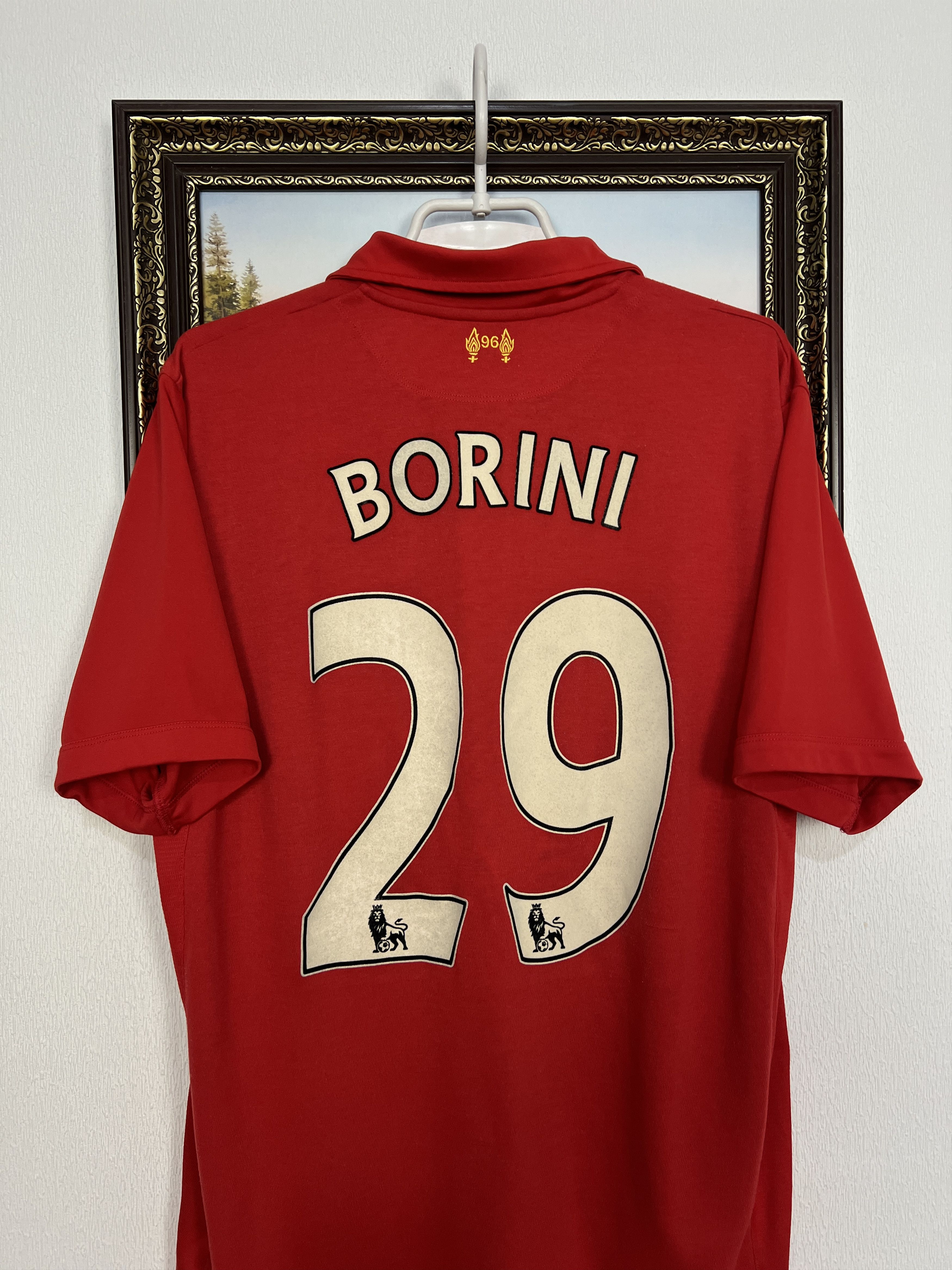 Warrior Liverpool Football Shirt Soccer 29 Borini Jersey Trikot