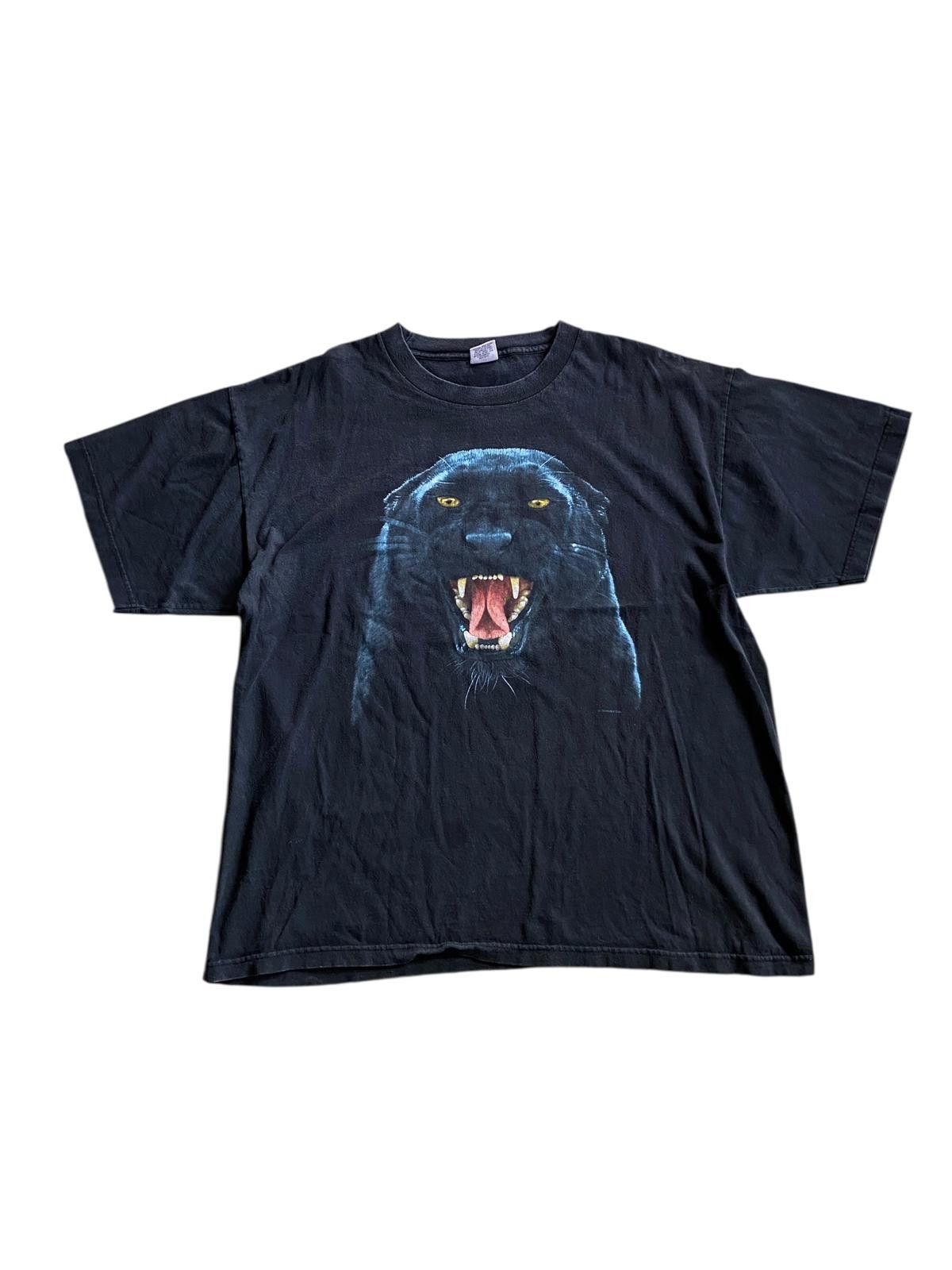Marina Rinaldi Vtg Black Panther Nature Human I Tees Sz Xl 2xl