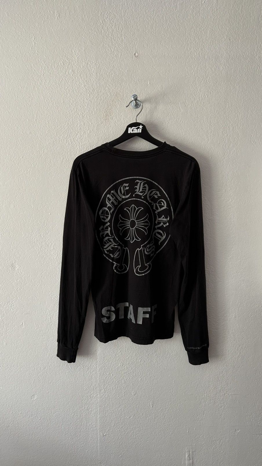 Hearts Chrome Hearts Black Grey Staff Tee Hoodie, Sweatshirt | FlexRushtees.com