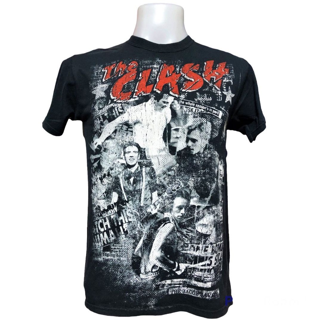 Vintage The Clash Sex Pistols Punk Band 00s T Shirt Hoodie, Sweatshirt | FlexRushtees.com