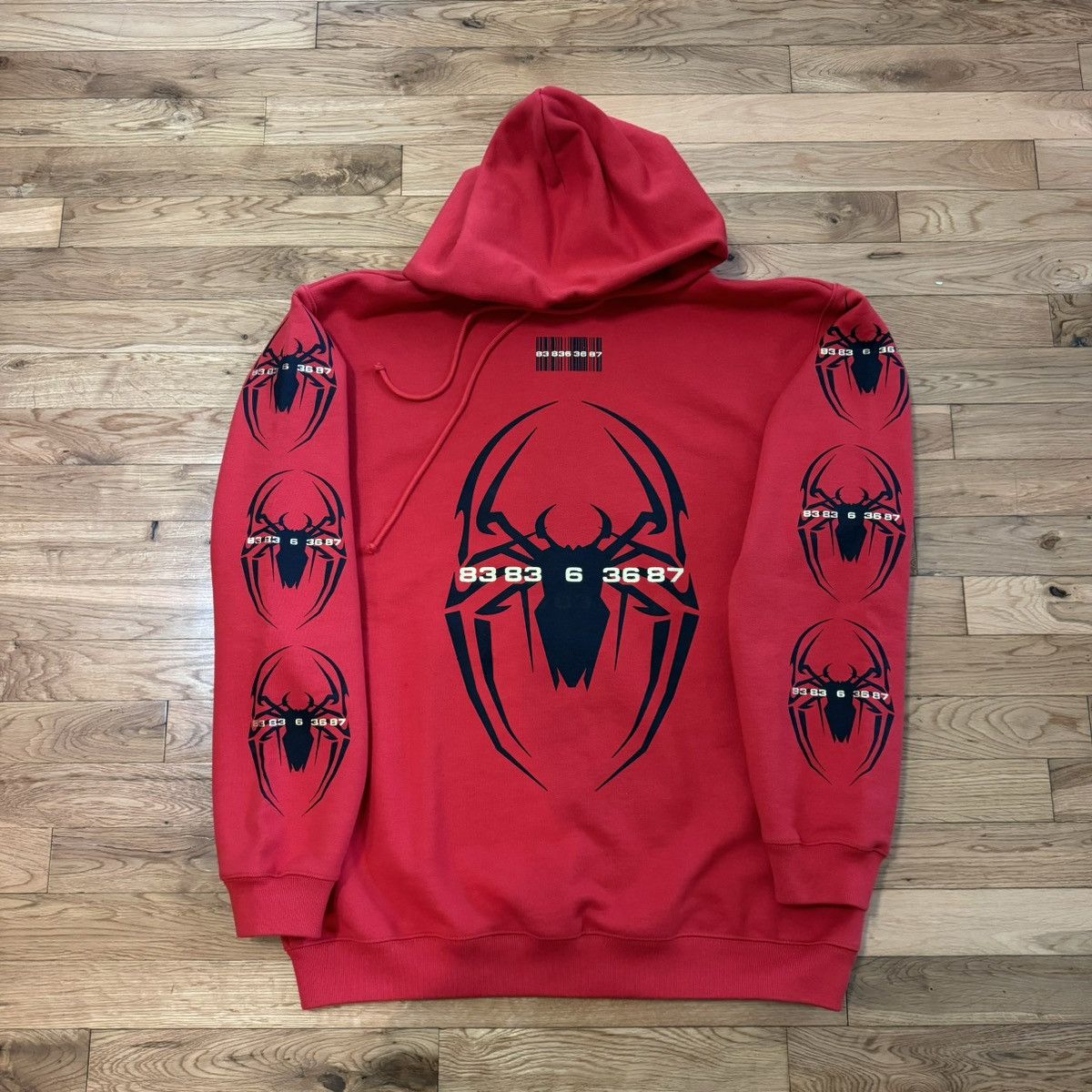 Vetements Vtmnts Red Spider Hoodie T-Shirts, Sweatshirt | FlexRushtees.com