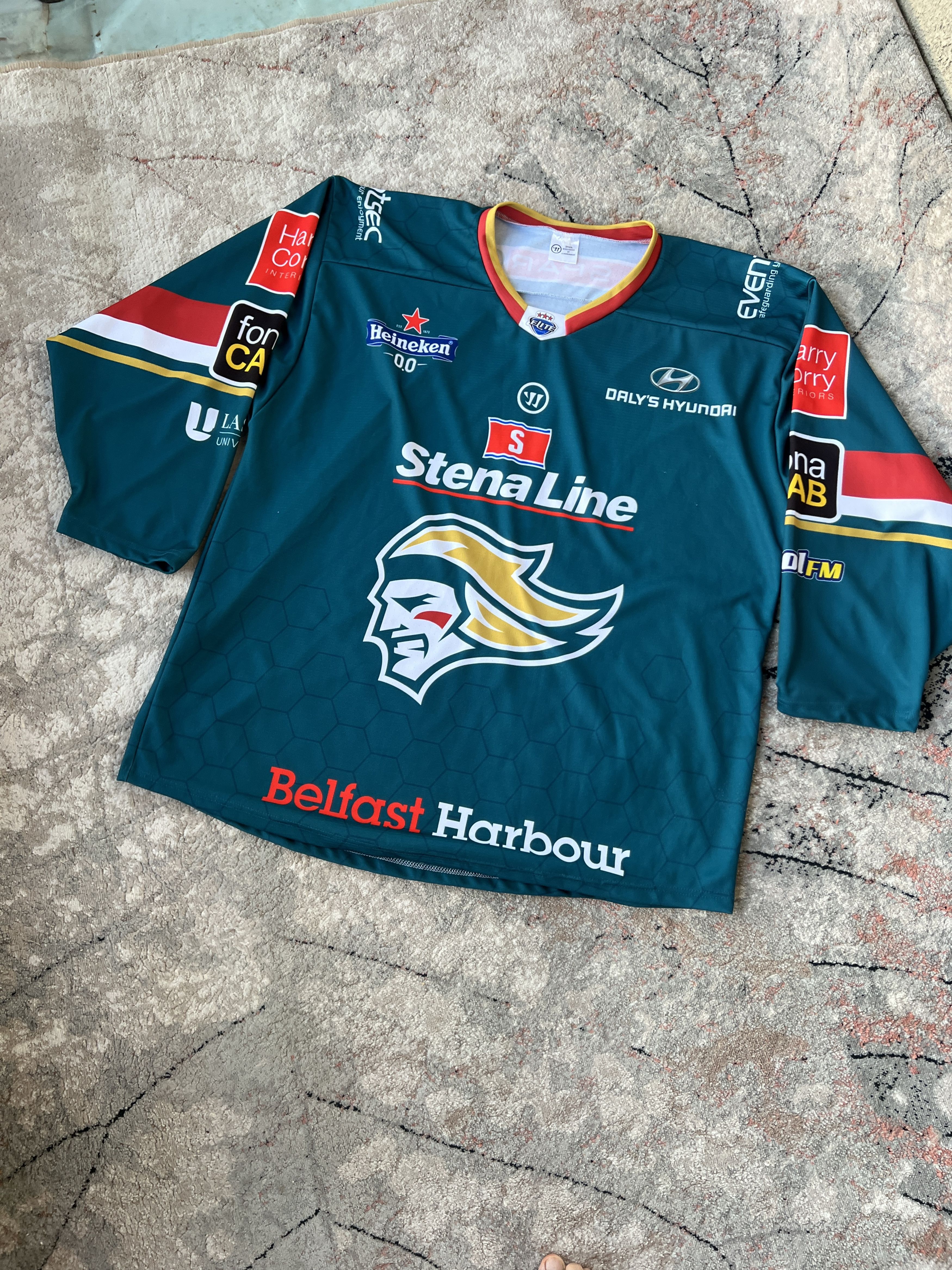 Warrior Belfast Harbour Stena Line Hockey Jersey