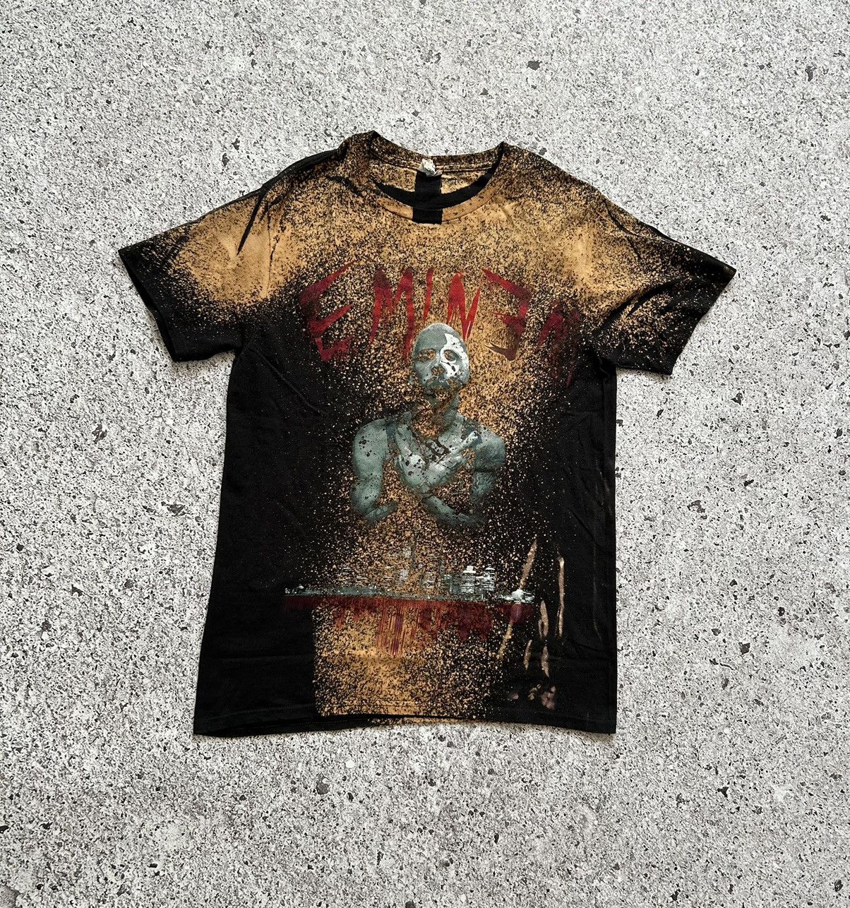 Rap Tees X Vintage Vintage Eminem All Over Print Graphic T Shirt 2000 S Hoodie, Sweatshirt | AU16VibeMintTees.com