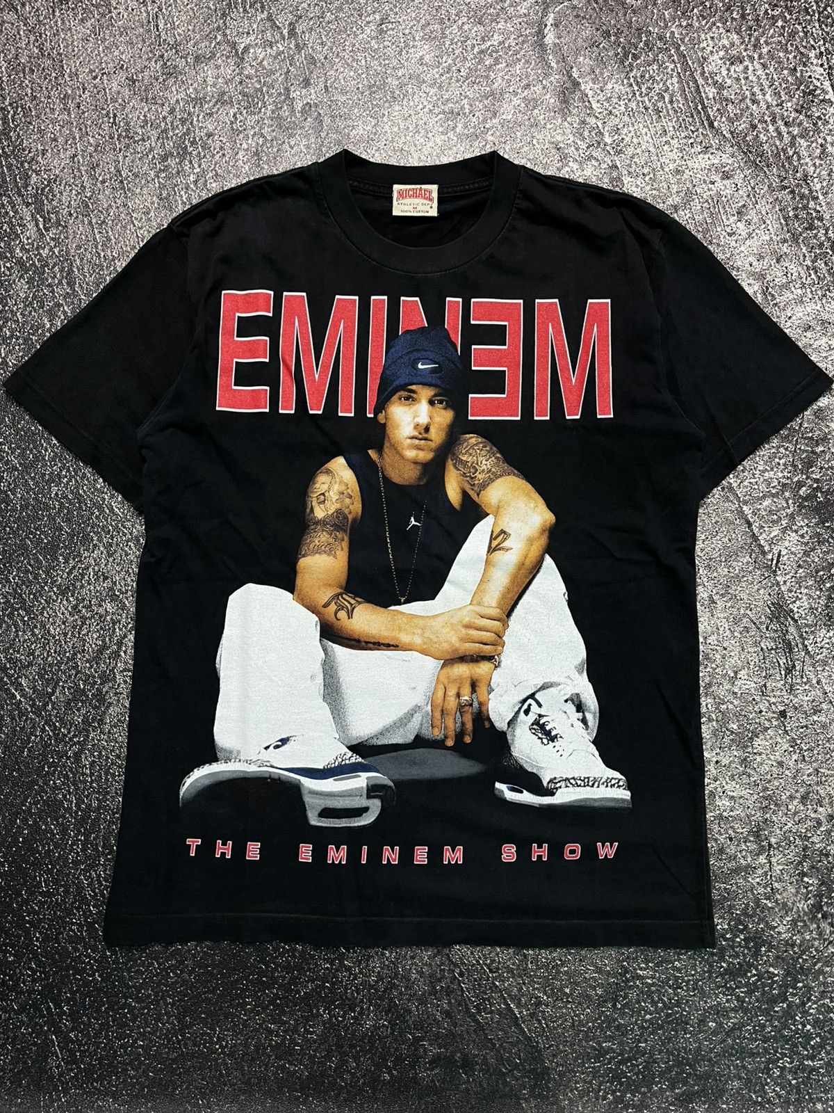 Eminem Vintage 90s The Eminem Show Black T Shirts Hoodie, Sweatshirt | FlexRushtees.com