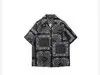 Japanese Brand New Collection Modish Bandana Print Casual Shirt Spring
