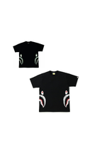 Bape Side Space Camo Shark Tee Black