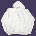 Vintage 80s Hanes Rhode Island Sailboat Sweatshirt Adult L