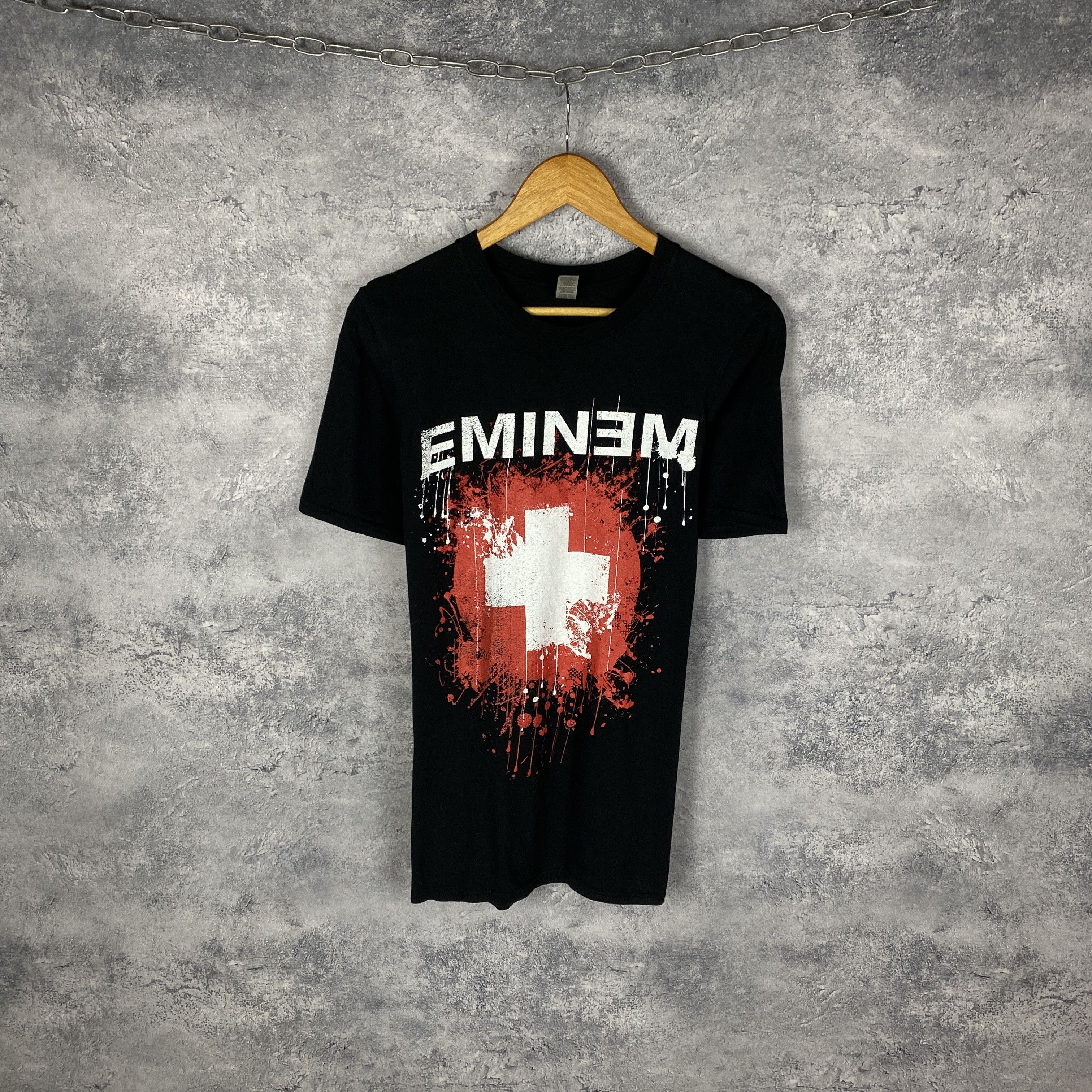 Eminem Tee Men S Size S Black Short Sleeve Hoodie, Sweatshirt | FlexRushtees.com