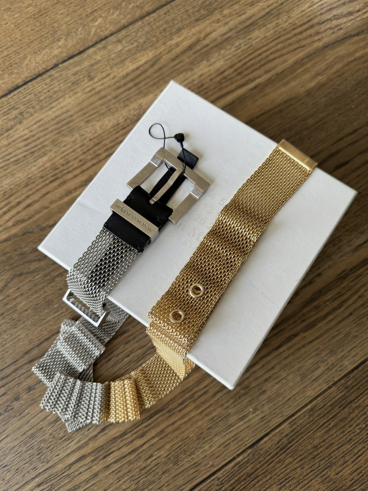 Margiela Maison Margiela Mesh Metal Wire Belt