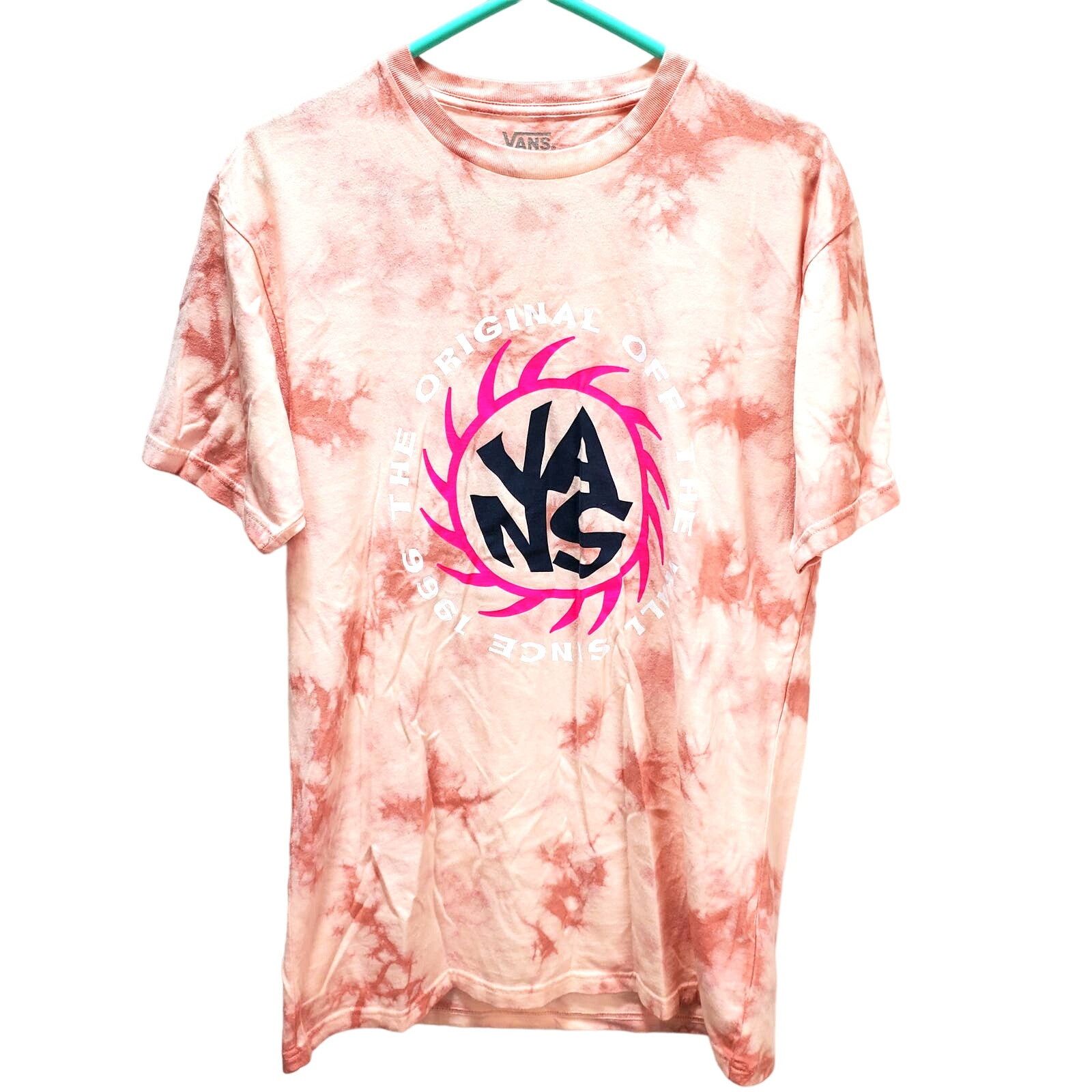 Vans Shirt Men Medium Summer Camp Tie Dye T Shirt Classic