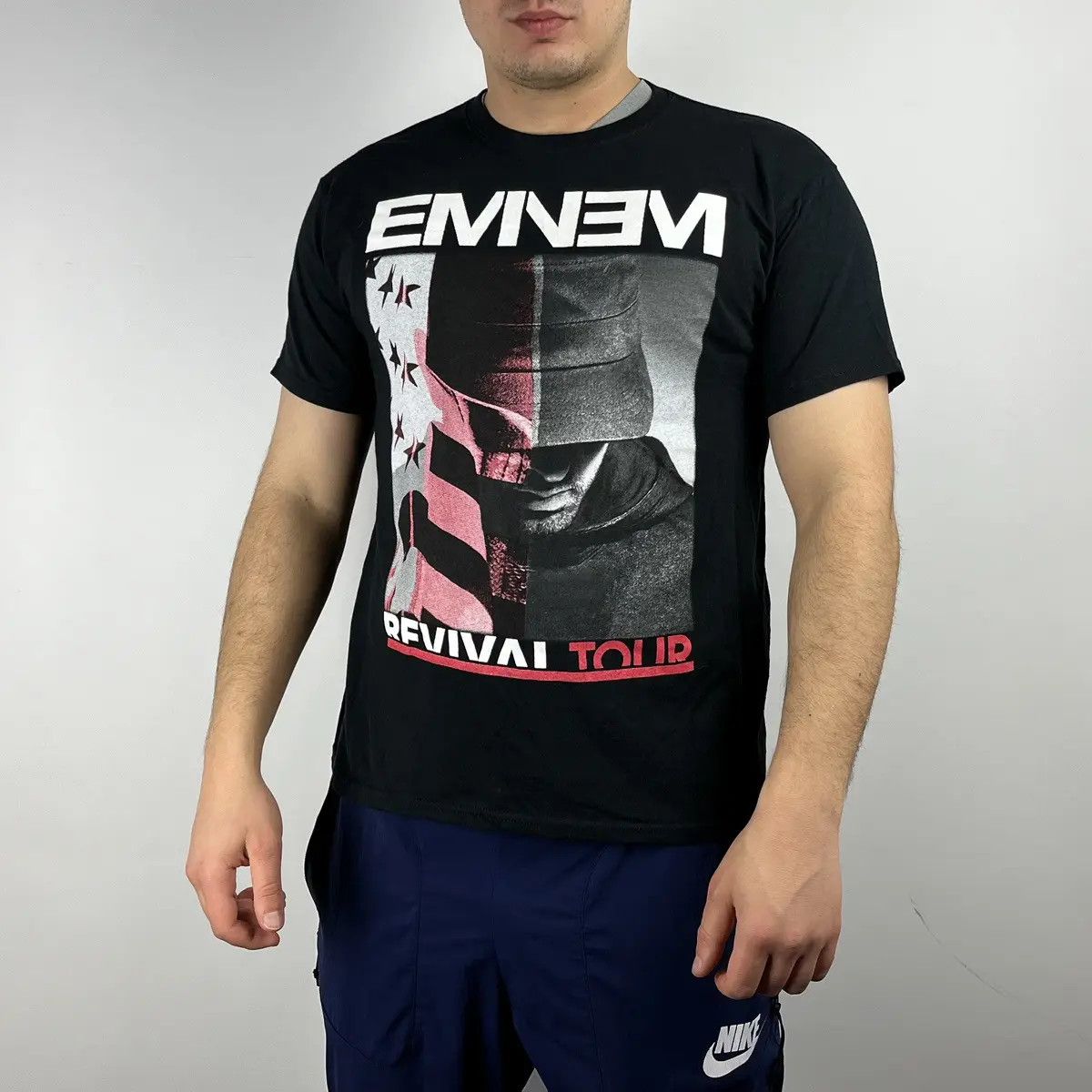 Eminem Tshirt Tour Tee Size Medium Hoodie, Sweatshirt | FlexRushtees.com