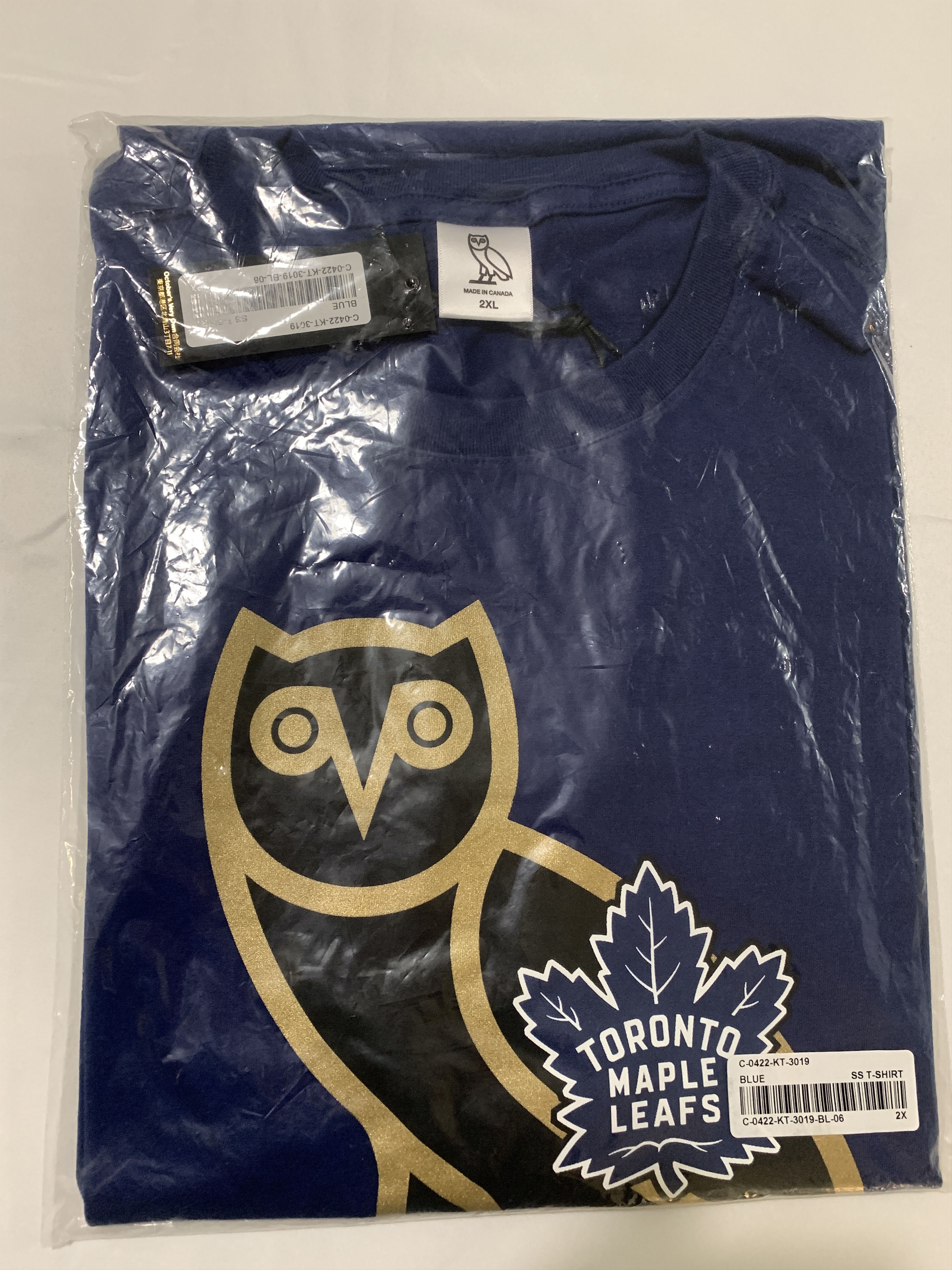 Nhl X October S Very Own Ovo X Nhl Maple Leaf Og Owl T Shirt Tee Xxl Hoodie, Sweatshirt | FlexRushtees.com