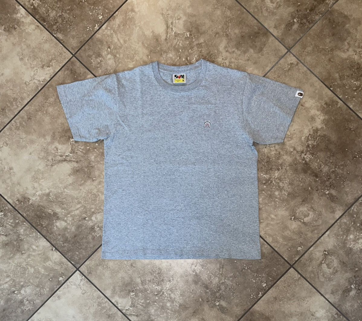 Bape Shark One Point Tee Ss22 Gray Size Medium Brand New Hoodie, Sweatshirt | FlexRushtees.com