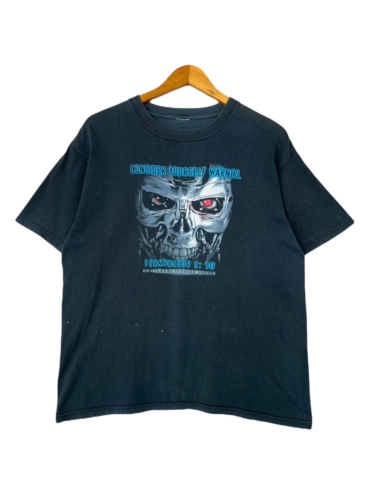 Vintage Y2k Terminator Consider Yourself Warned Tee