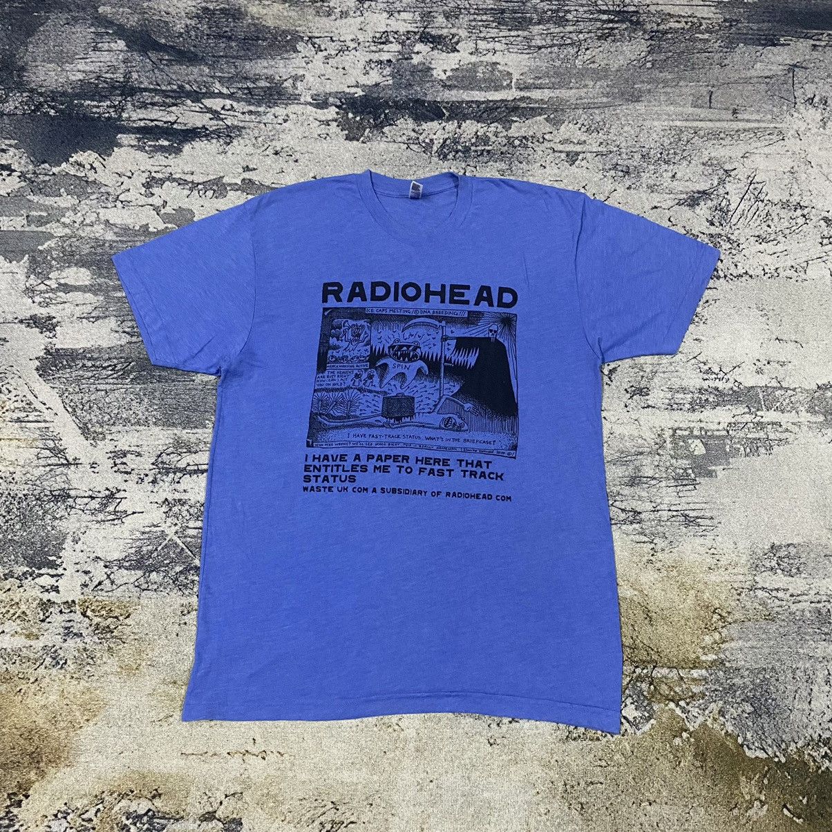 Vintage Radiohead Stanley Donwood Band Tees Hoodie, Sweatshirt | FlexRushtees.com