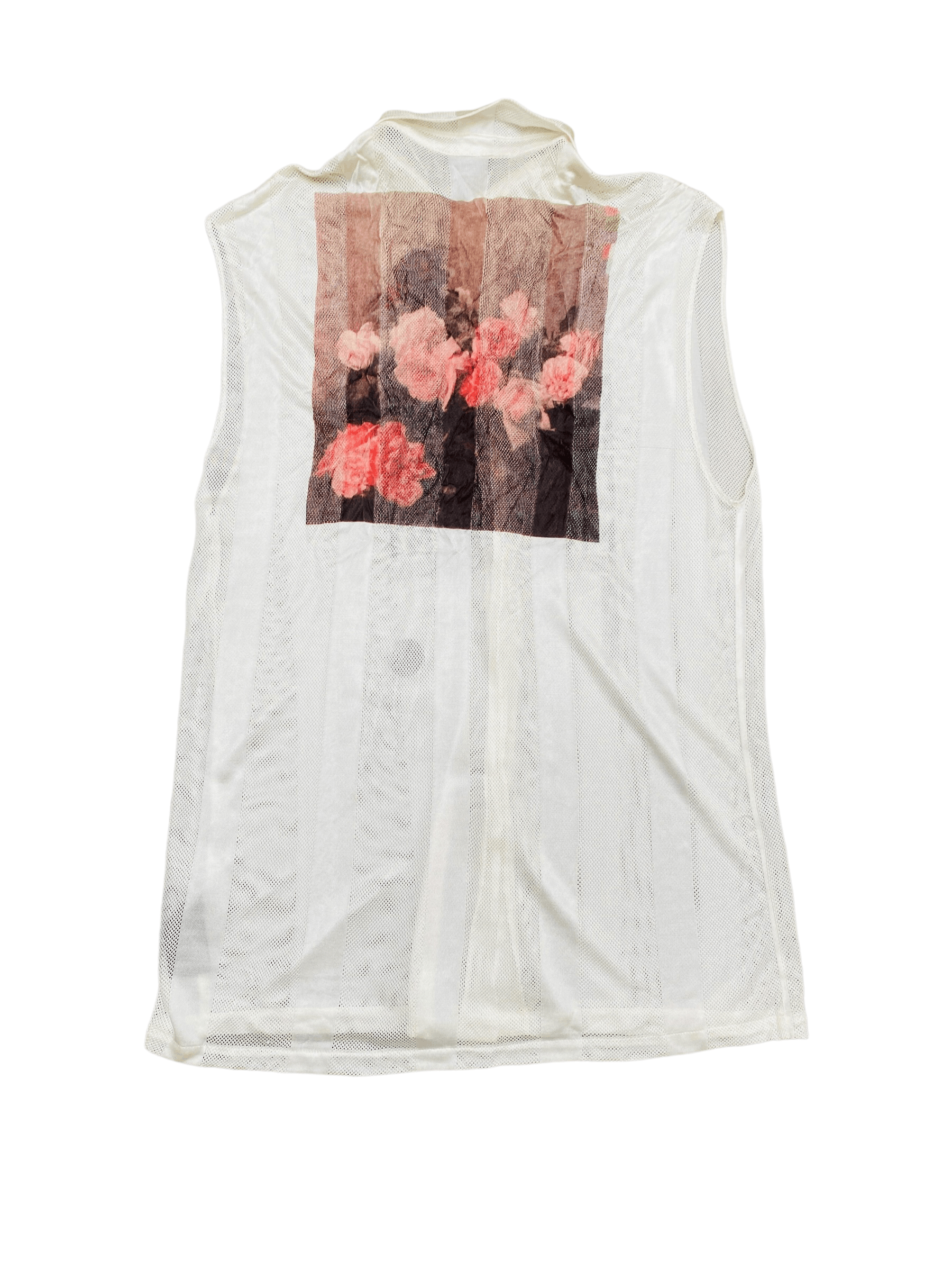 Raf Simons Ss 2018 Sleeveless New Order Mesh Shirt Hoodie, Sweatshirt | AU16VibeMintTees.com