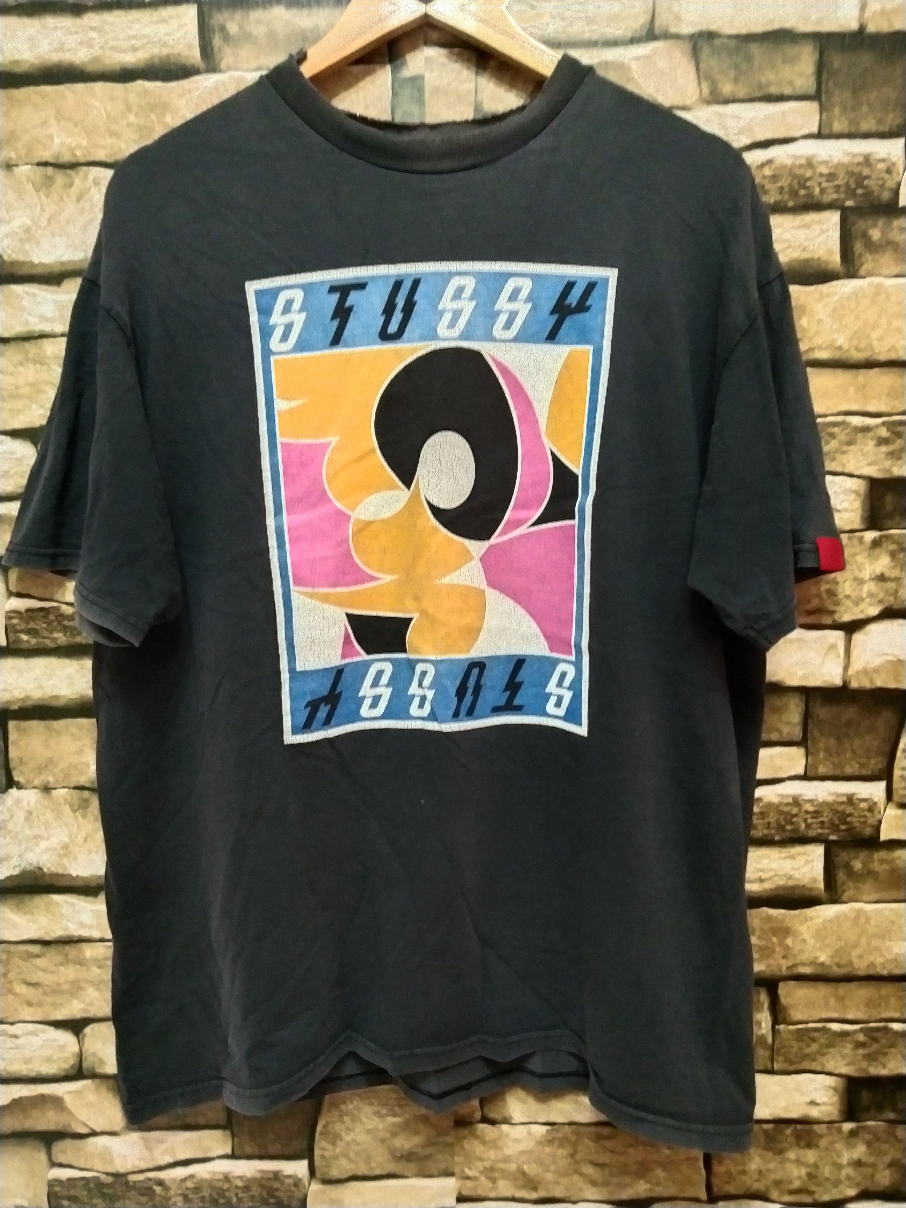 Vintage Distresses Stussy Tee Very Rare Hoodie, Sweatshirt | FlexRushtees.com