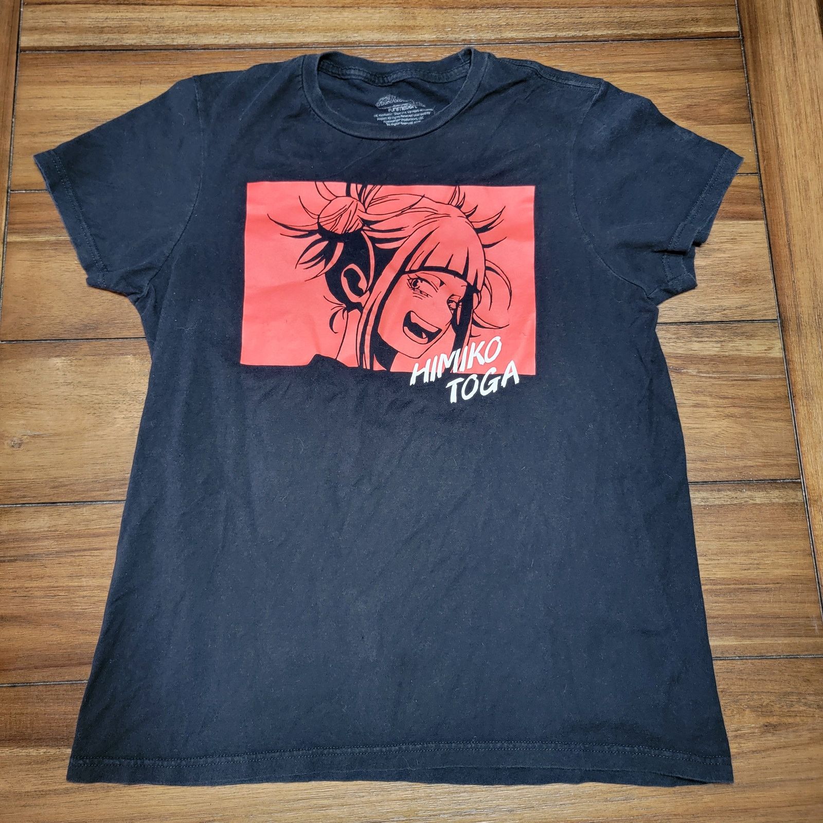 Other My Hero Academia Black Unisex Tee Himiko Toga Size Small