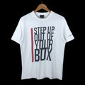 Marlboro Step Up Box Logo White Tee Size M Hoodie, Sweatshirt | FlexRushtees.com