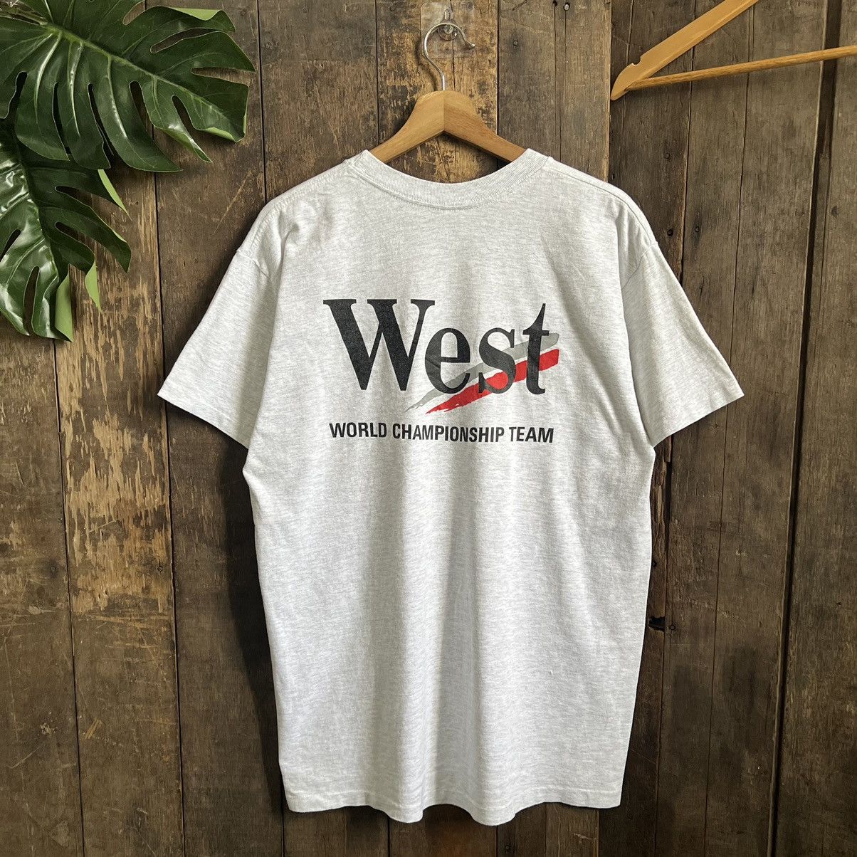 Vintage Anvil West World Championship Team Tshirt