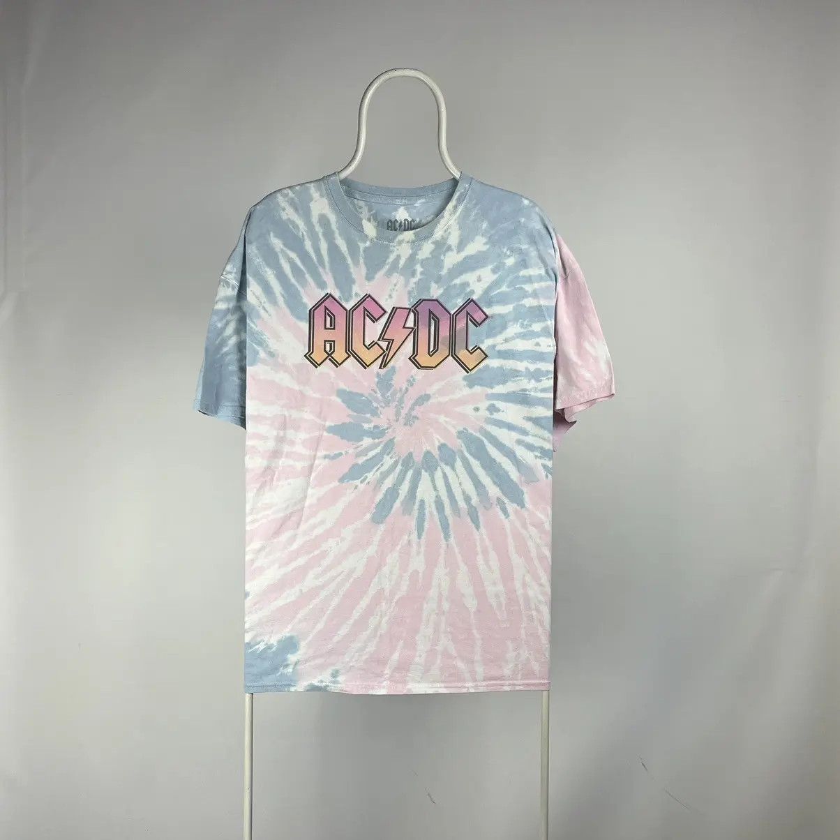 Dc Ac Dc Tshirt Rock Band Style Liquid Blue Size Xlarge Hoodie, Sweatshirt | FlexRushtees.com