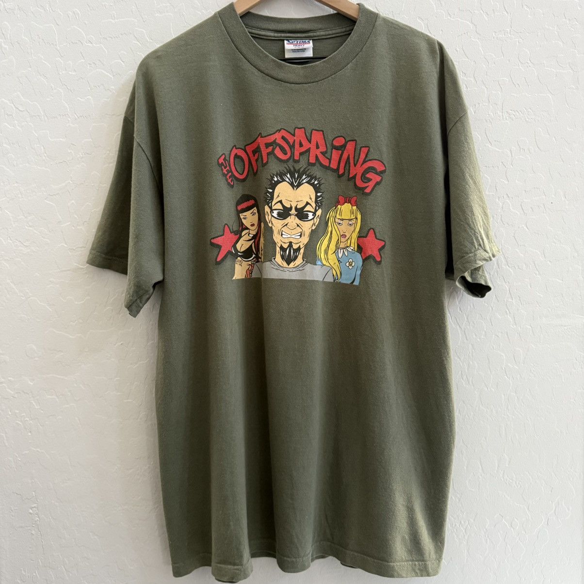Vintage Y2k The Offspring Band Shirt Size Xl Hoodie, Sweatshirt | FlexRushtees.com