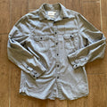 Vintage Goodfellow Herringbone Gray Shirt