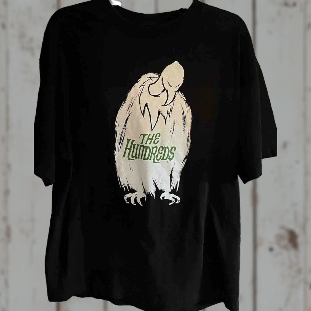 Hundreds The Hundreds T Shirt Men S Xl Black Cotton Vulture Print Bird Ugly Scary Logo Hoodie, Sweatshirt | FlexRushtees.com